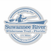 Suwannee-Wildnispfad (SK) Aufkleber (Vorderseite)