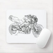 Suz GSR600 2006+ Mousepad (Mit Mouse)