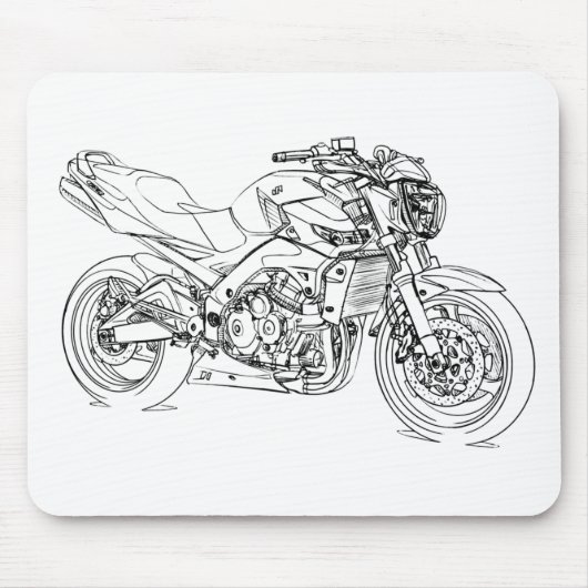 Suz GSR600 2006+ Mousepad (Vorne)