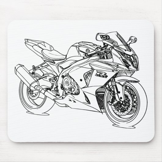 Suz GSXR1000 2012 Mousepad (Vorne)