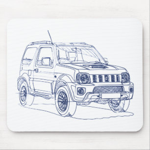Suz Jimny 2013 Mousepad