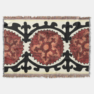 Suzani Art-dekoratives Blumenmuster Decke