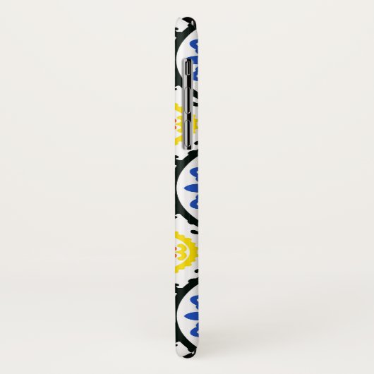 Suzani Muster Case-Mate iPhone Hülle (Hinten/Links)