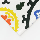 Suzani Muster Fleecedecke (Ecke)