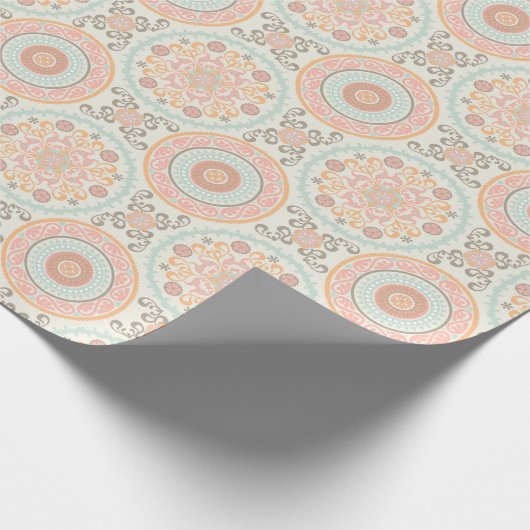 Suzani-Muster Geschenkpapier (Ecke)