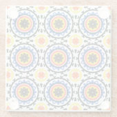 Suzani Muster Glasuntersetzer (Rückseite)