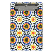 Suzani Muster Mini Klemmbrett (Vorderseite)