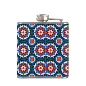 Suzani-Muster mit feinem Dekor Flachmann (Rückseite)