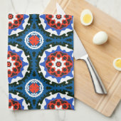 Suzani-Muster mit feinem Dekor Küchentuch (Viertel Falte)