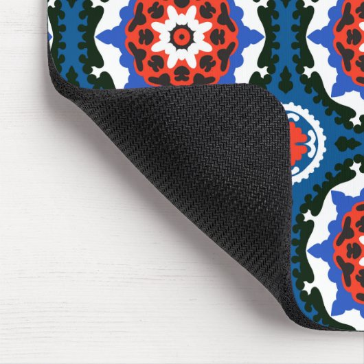 Suzani-Muster mit feinem Dekor Mousepad (Ecke)