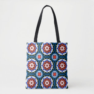 Suzani-Muster mit kühnen Ornamenten Tasche
