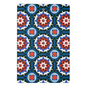 Suzani Muster mit mutiger Verzierung Mini Klemmbrett (Rückseite)