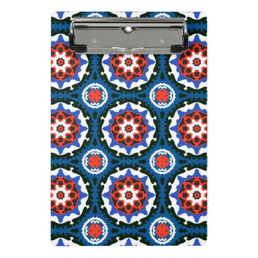 Suzani Muster mit mutiger Verzierung Mini Klemmbrett (Vorderseite)