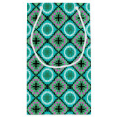 Suzani Muster mit Usbek-und Kasache-Motiven Kleine Geschenktüte (Rückseite)