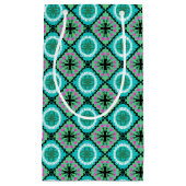 Suzani Muster mit Usbek-und Kasache-Motiven Kleine Geschenktüte (Vorderseite)