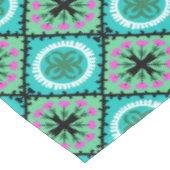 Suzani Muster mit Usbek-und Kasache-Motiven Tischdecke (Schrägansicht)