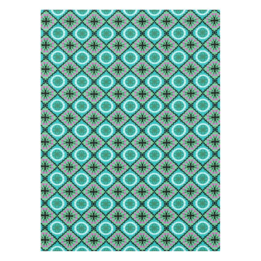 Suzani Muster mit Usbek-und Kasache-Motiven Tischdecke (Vorderseite)