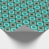 Suzani Muster mit usbekischen und kasachischen Mot Geschenkpapier (Ecke)