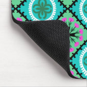 Suzani Muster mit usbekischen und kasachischen Mot Mousepad (Ecke)