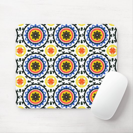 Suzani Muster Mousepad (Mit Mouse)