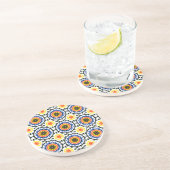 Suzani Muster Sandstein Untersetzer (Seite)