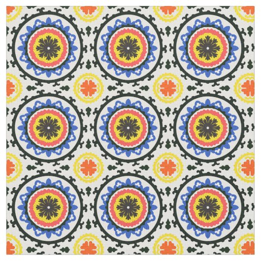 Suzani Muster Stoff (Nahaufnahme)