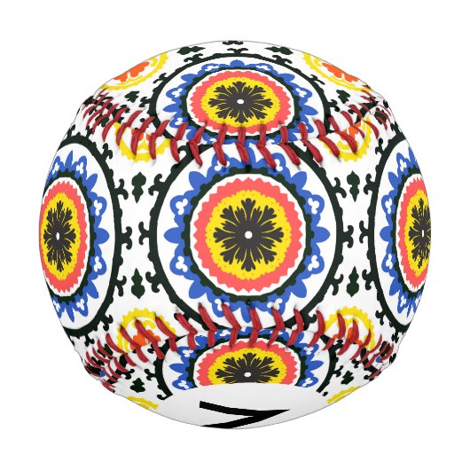 Suzani Pattern Baseball (Rückseite)