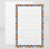 Suzani Pattern Briefpapier (Vorne/Hinten)