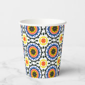 Suzani Pattern Pappbecher (Rückseite)