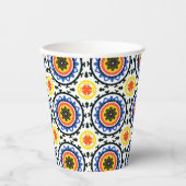 Suzani Pattern Pappbecher (Vorderseite)