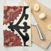 Suzani Style Decoration Blumenmuster Handtuch (Viertel Falte)