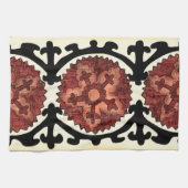 Suzani Style Decoration Blumenmuster Handtuch (Horizontal)