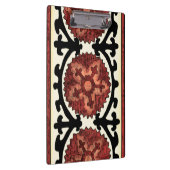 Suzani Style Decoration Blumenmuster Klemmbrett (Rechts)