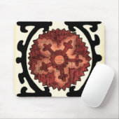 Suzani Style Decoration Blumenmuster Mousepad (Mit Mouse)