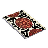 Suzani Style Decoration Blumenmuster Notizblock (Rechte Seite)