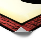 Suzani Style Decoration Blumenmuster Poster (Ecke)