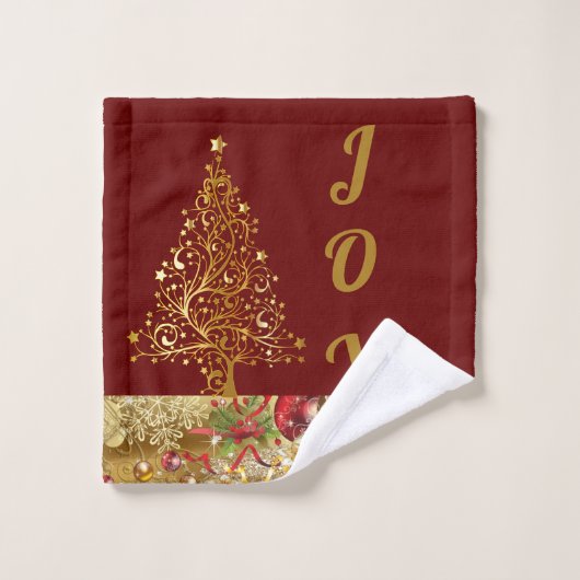 Suzanne Elisabeth Weihnachtskollektion Badhandtuch Set (Waschlappen)