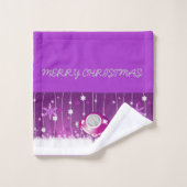 Suzanne Elizabeth Christmas Collection Badhandtuch Set (Waschlappen)