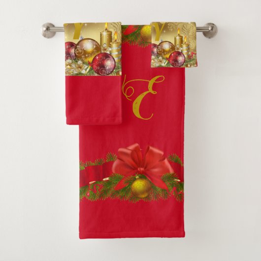 Suzanne Elizabeth Christmas Collection - Badhandtuch Set (Insitu)