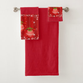 Suzanne Elizabeth Christmas Collection Badhandtuch Set