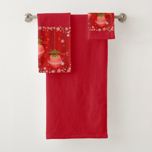 Suzanne Elizabeth Christmas Collection Badhandtuch Set (Insitu)