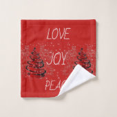 Suzanne Elizabeth Christmas Collection Badhandtuch Set (Waschlappen)