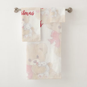Suzanne Elizabeth Christmas Collection Badhandtuch Set