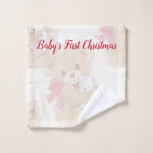 Suzanne Elizabeth Christmas Collection Badhandtuch Set (Waschlappen)