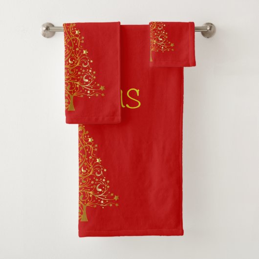 Suzanne Elizabeth Christmas Collection Badhandtuch Set (Insitu)
