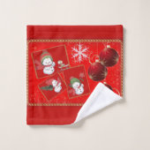 SUZANNE ELIZABETH CHRISTMAS COLLECTION BADHANDTUCH SET (Waschlappen)