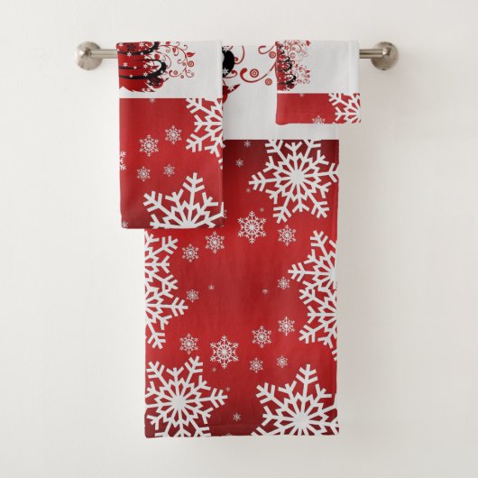 Suzanne Elizabeth Christmas Collection Badhandtuch Set (Insitu)