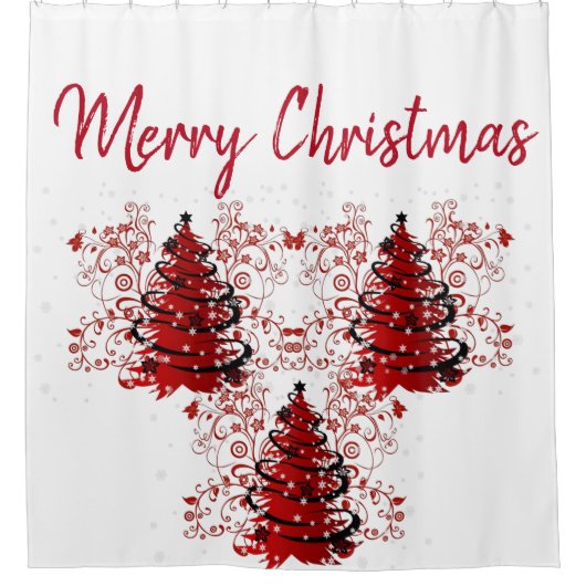 SUZANNE ELIZABETH CHRISTMAS COLLECTION DUSCHVORHANG (Vorderseite)