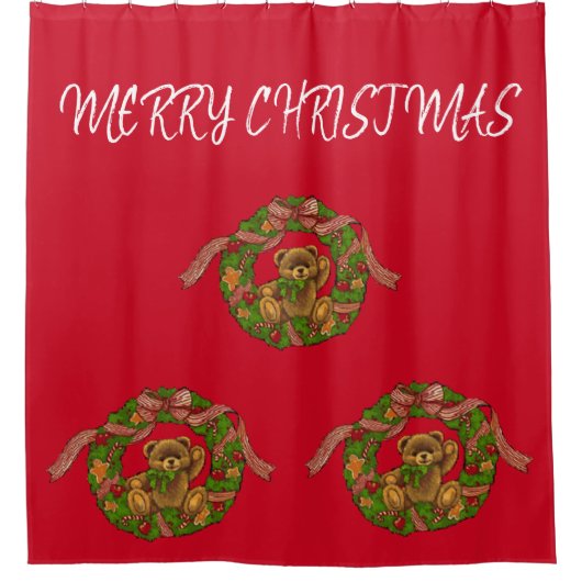 SUZANNE ELIZABETH CHRISTMAS COLLECTION DUSCHVORHANG (Vorderseite)