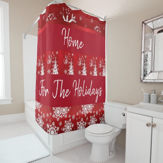 SUZANNE ELIZABETH CHRISTMAS COLLECTION - DUSCHVORHANG (Beispiel)